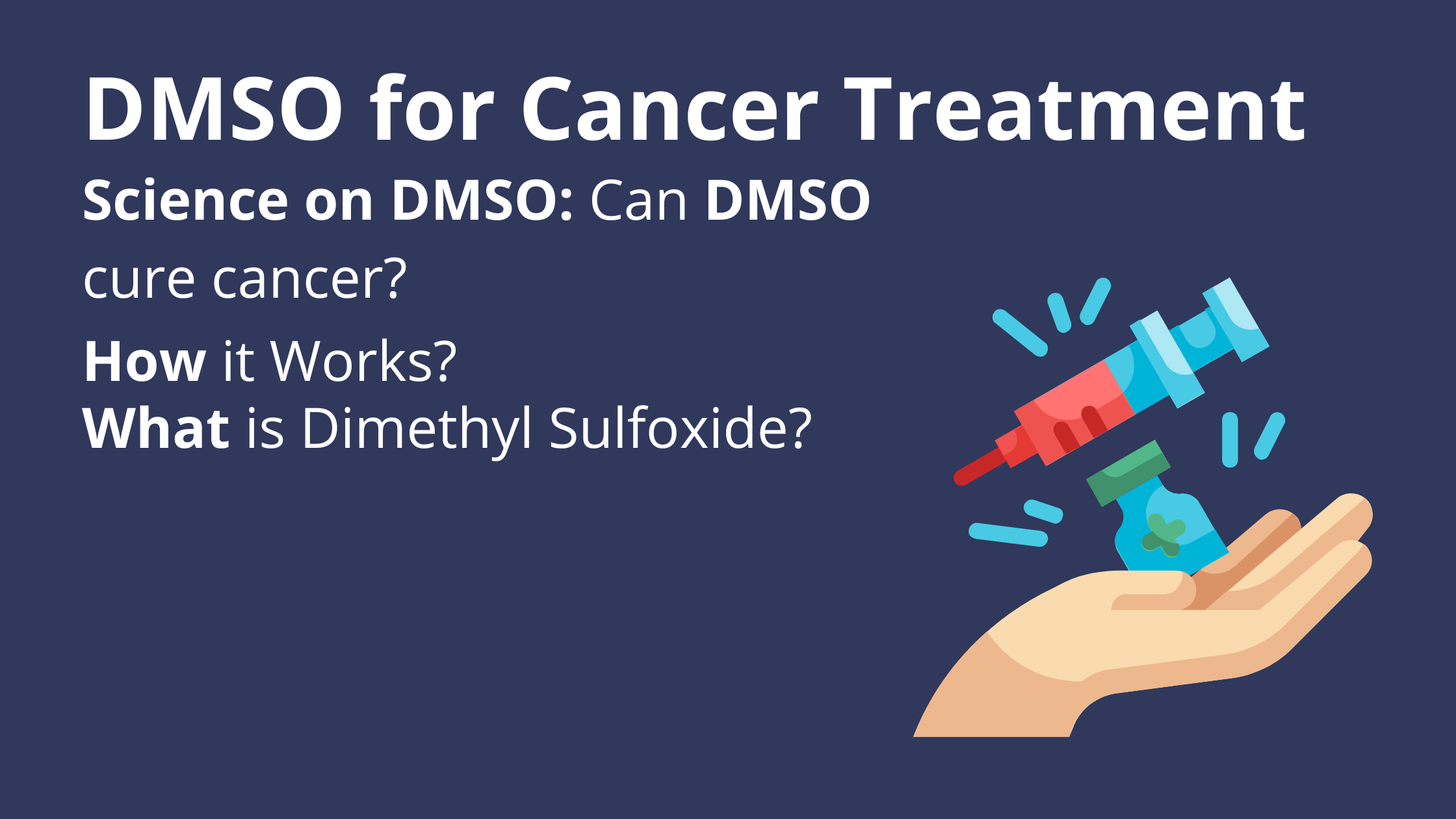 The Truth About DMSO in Cancer Treatment: Unproven or Disproven  Ultimate  in Integrative Holistic Cancer Therapy, Houston, Texas