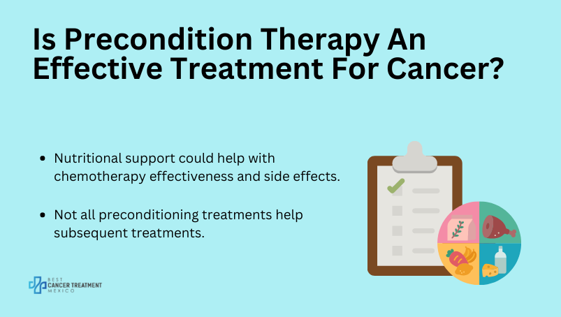 Is precondition therapy an effective treatment for cancer?