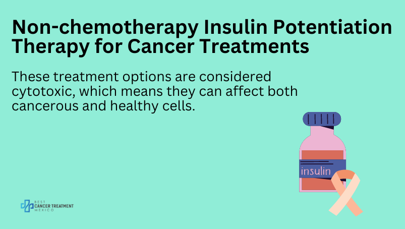 Non-chemotherapy Insulin Potentiation Therapy for Cancer Treatments