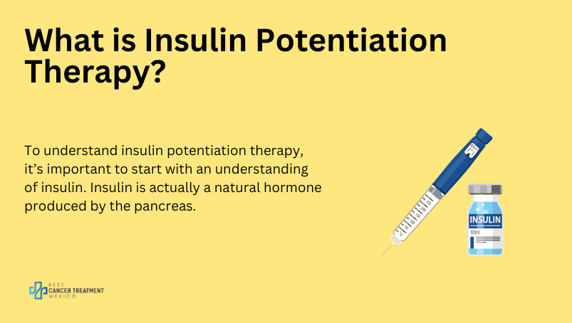 What is insulin potentiation therapy?