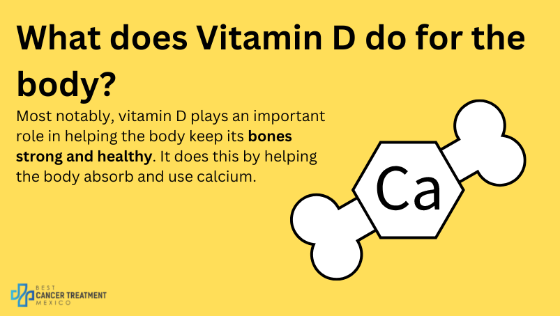 What does vitamin D do for the body?